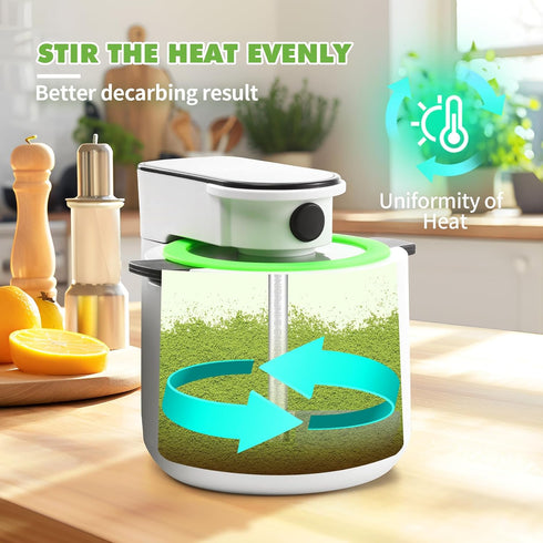 Vesicur Herbnifique 3-In-1 Decarboxylator & Herb Infuser & Gummy Maker Machine With Mixing Function